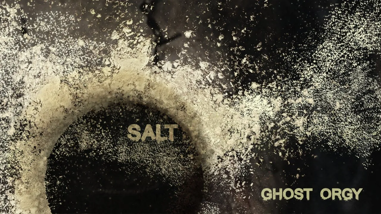 This Is Not A Warning — salt-scattered Ghost Orgy print